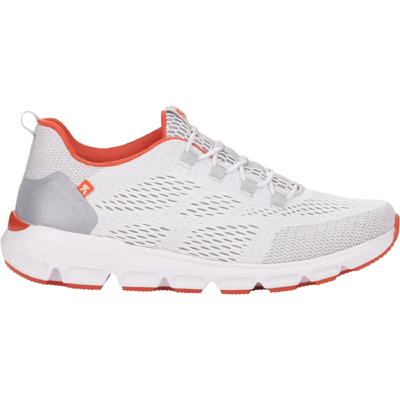 Women's Rieker Revolution 40403-41 Shelby 03 Weiss/Cement Mesh Sustainable Shoe Design Women's Rieker Revolution 40403-41 Shelby 03 Weiss/Cement Mesh Sustainable Shoe Design