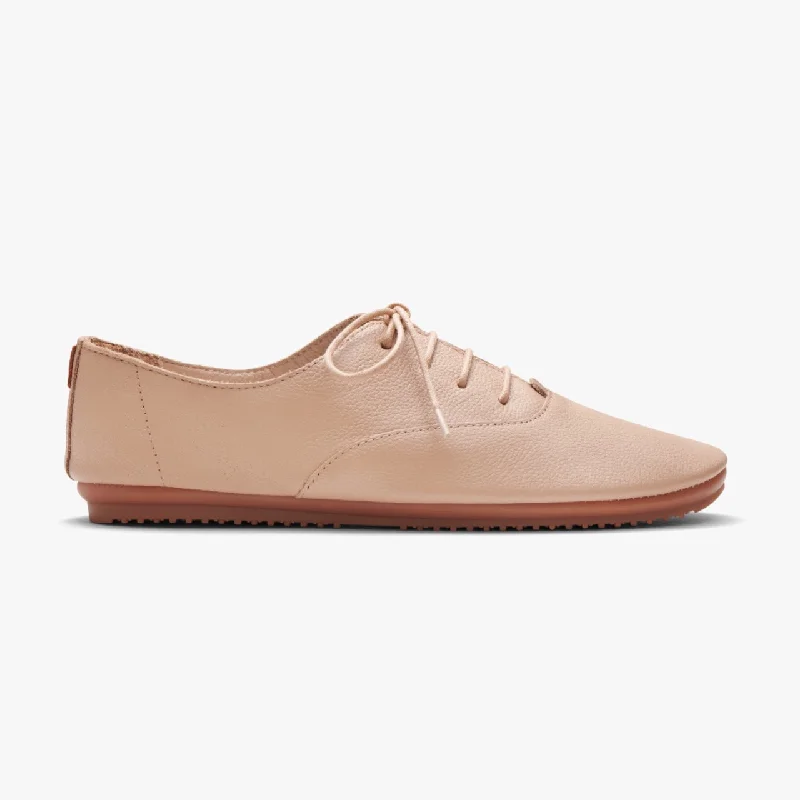 Luisa II - Pebbled Nude Ankle - High Military Boot Style  