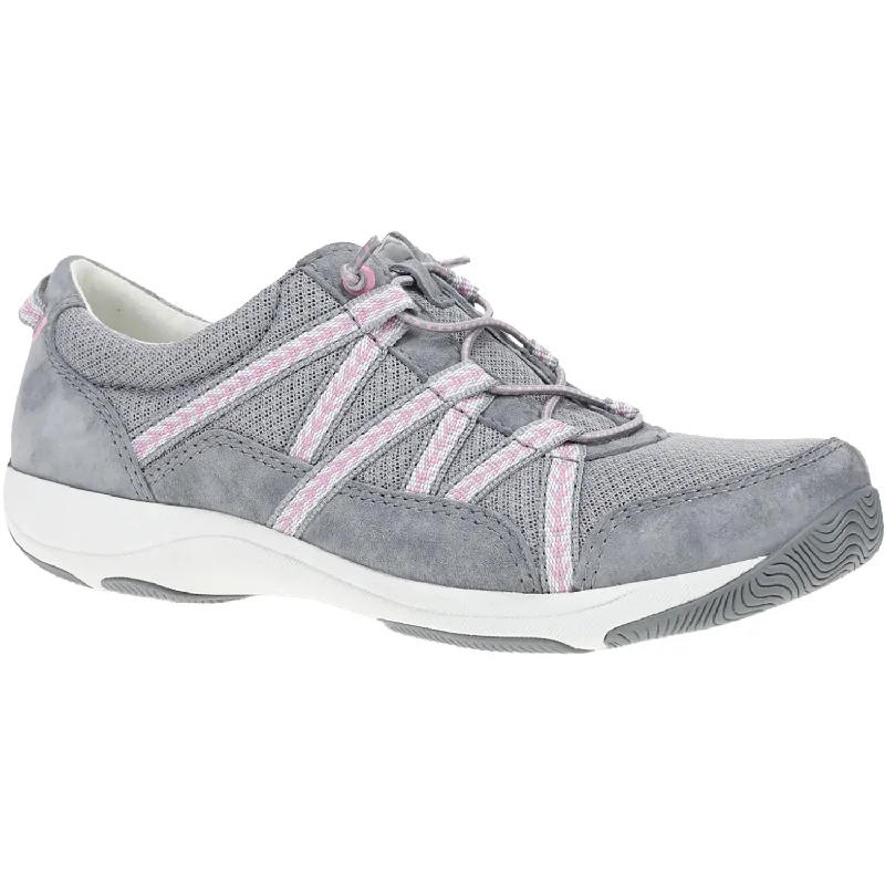 Women's Dansko Harlyn Grey Suede Ivy League Loafer Look 