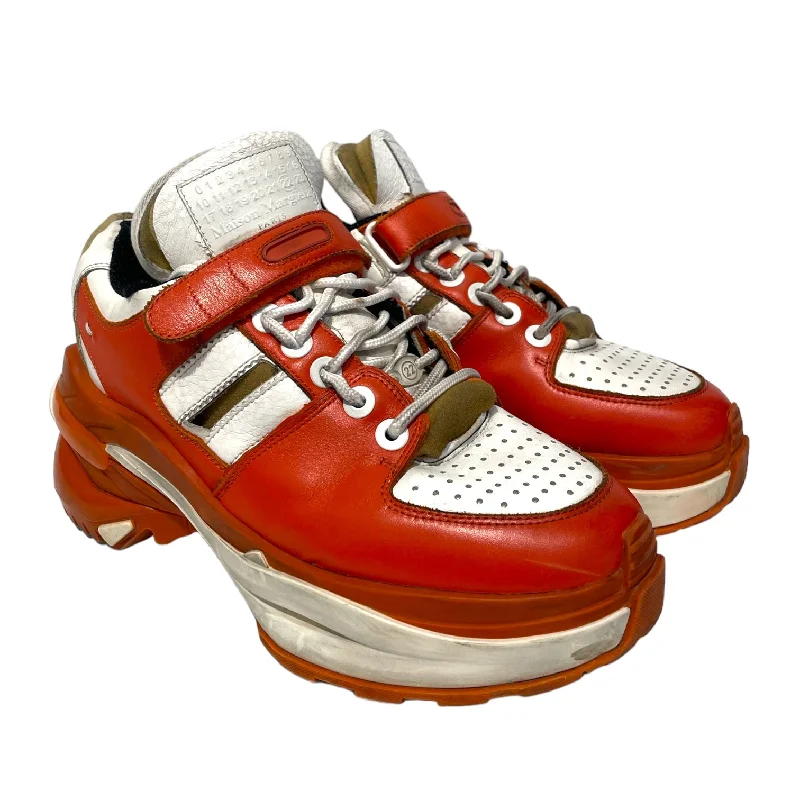 Maison Margiela/Low-Sneakers/US 7/Leather/ORN/Retro Fit Quilted Shoe Design  