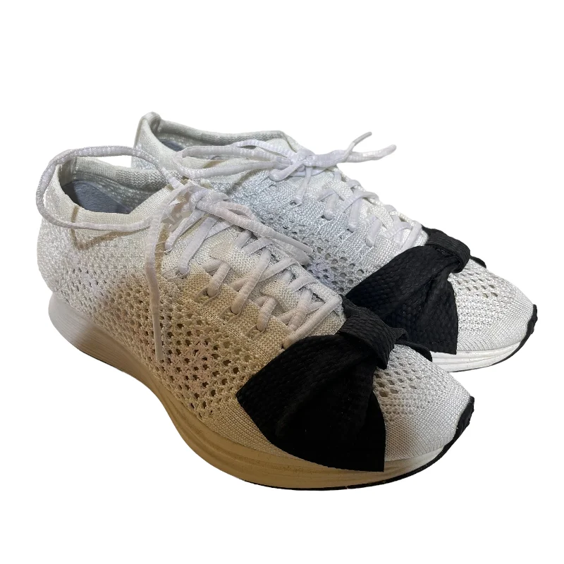 NIKE/COMME des GARCONS//Low-Sneakers/US 4/Plain/Others/WHT//M [Street] Luxury/Flyknit Racer Bowtie Desert Boot Utility Style  