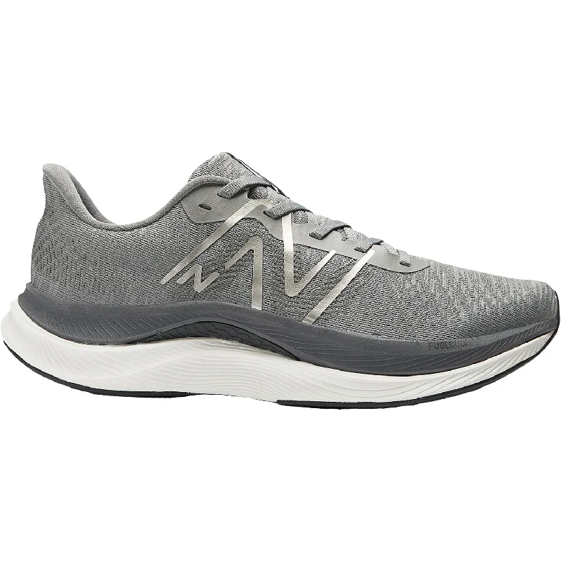 Men's New Balance MFCPRCG4 FuelCell Propel v4 Grey Matter/Castlerock Mesh Tailored Oxford Style 