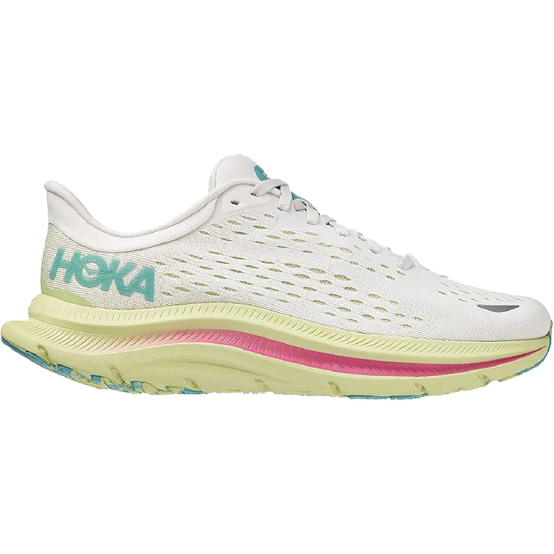 Women's Hoka One One Kawana Blanc De Blanc Mesh Memory - Foam Slipper Look  