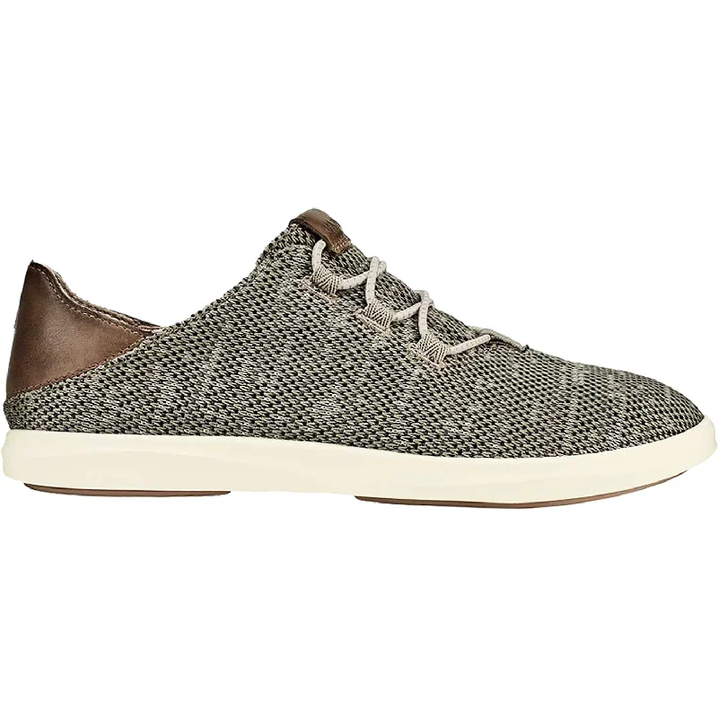 Women's OluKai Hale'Iwa Li Ha'a Silt Knit Mesh/Leather British Gentleman Oxford Style Women's OluKai Hale'Iwa Li Ha'a Silt Knit Mesh/Leather British Gentleman Oxford Style