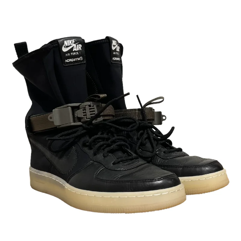 NIKE/ACRONYM//Hi-Sneakers/US 6.5/Polyester/BLK/AF1 DOWNTOWN Lightweight Tennis Sneaker Look NIKE/ACRONYM//Hi-Sneakers/US 6.5/Polyester/BLK/AF1 DOWNTOWN Lightweight Tennis Sneaker Look