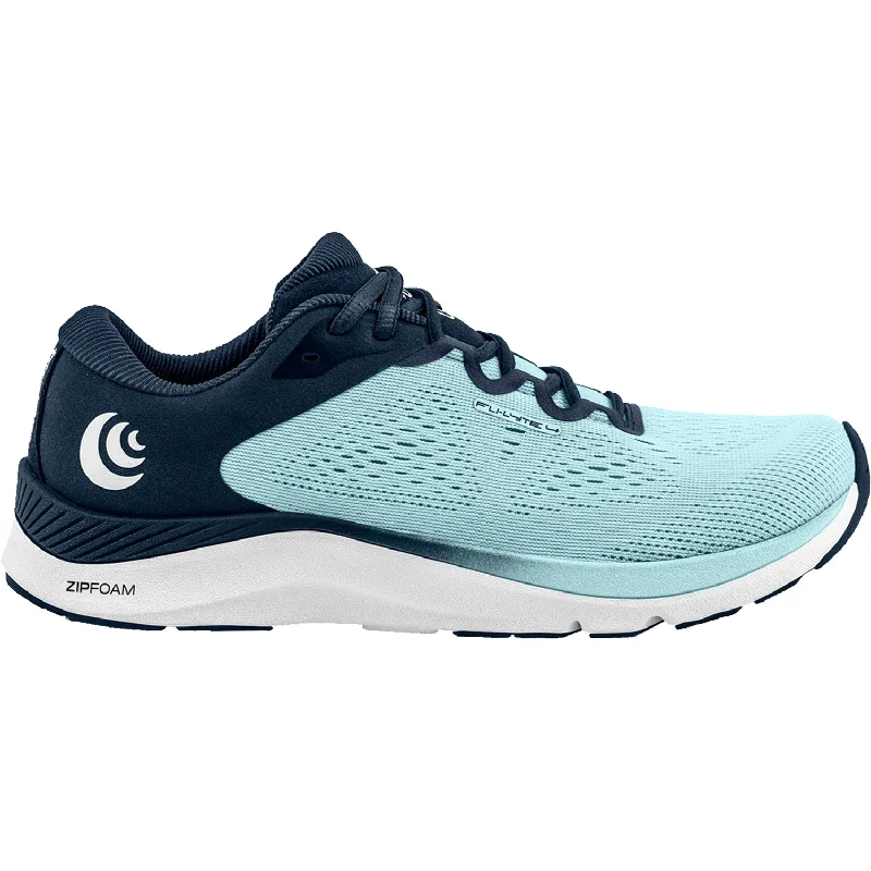 Women's Topo Fli-Lyte 4 Powder Blue/White Mesh Hip - Hop Sneaker Style  