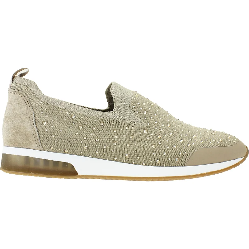 Women's Ara Layton Sand Suede/Stretch Fabric Paisley Print Shoe Design  