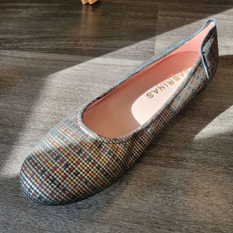 SABRINAS - London - Multi Houndstooth Retro Basketball Sneaker Design  