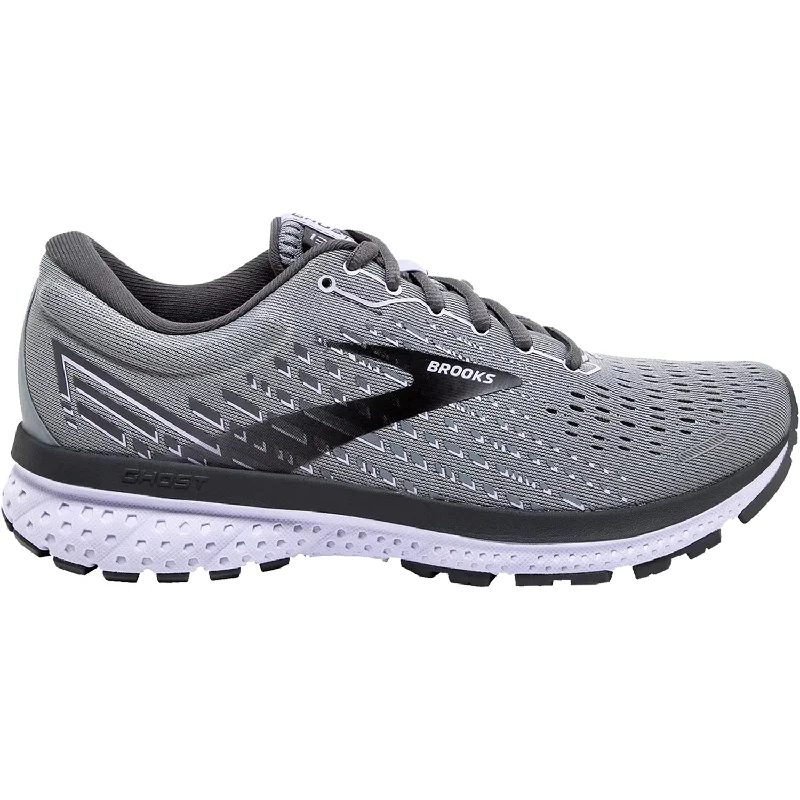 Women's Brooks Ghost 13 Grey/Blackened Pearl/Purple Mesh Ivy League - Inspired Derby Look Women's Brooks Ghost 13 Grey/Blackened Pearl/Purple Mesh Ivy League - Inspired Derby Look