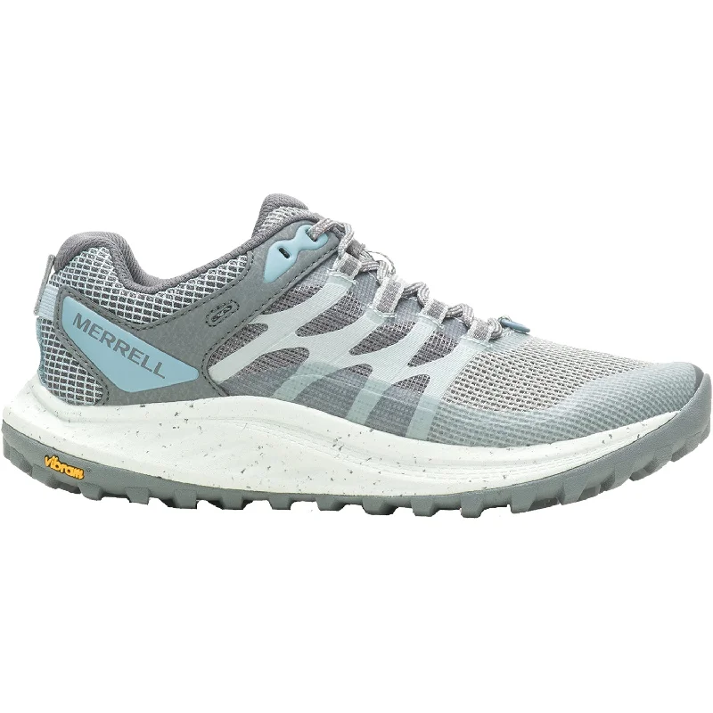 Women's Merrell Antora 3 Highrise Mesh Checkered Shoe Pattern Look  