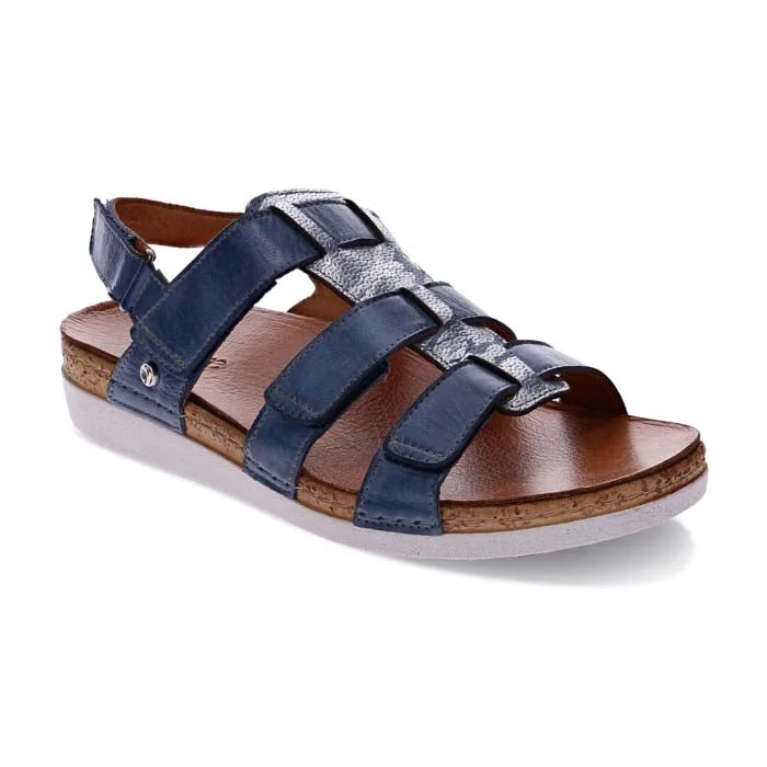 Womens Revere Santorini in Denim Elastic - Sided Chelsea Look  