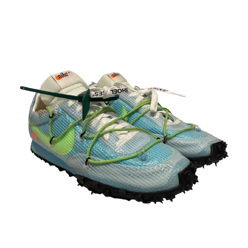 NIKE/OFF-WHITE/Low-Sneakers/US 11.5/Acrylic/BLU/WAFFLE RACER Zip - Up Boot Style  