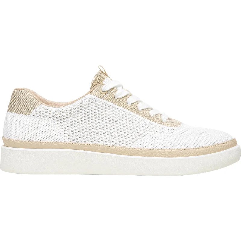 Women's Vionic Galia White Knit Fabric Chunky Platform Sneaker Style  