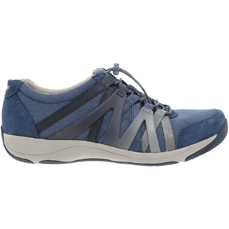 Women's Dansko Henriette Navy Suede Hemp - Material Shoe Style  