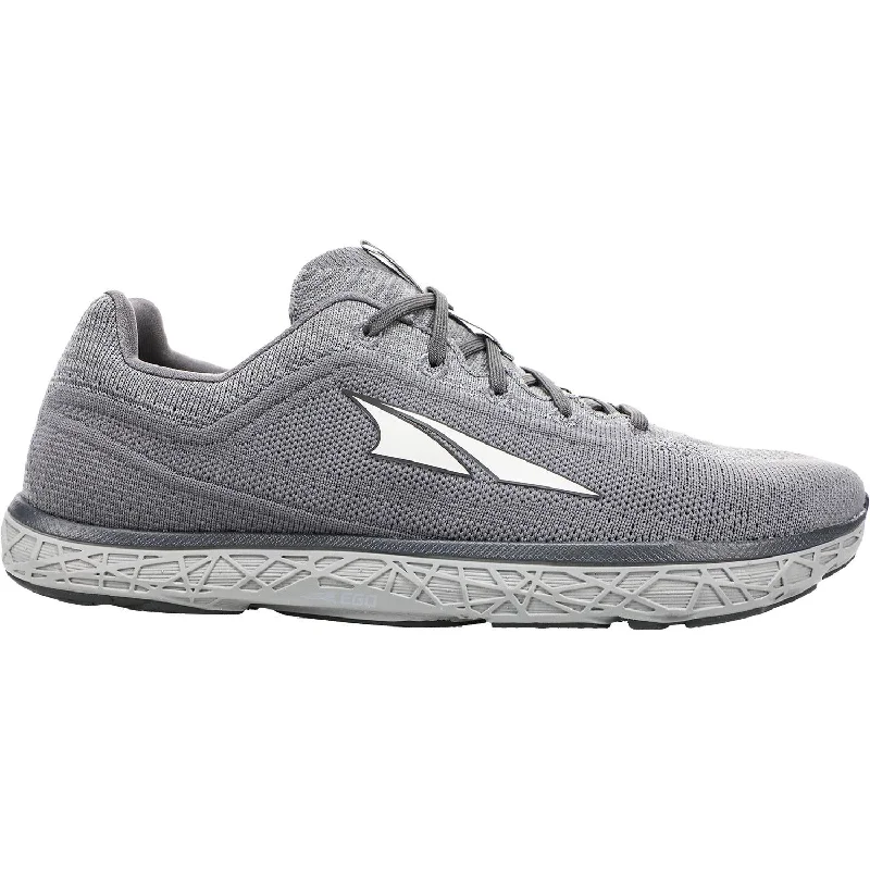 Men's Altra Escalante 2.5 Grey Fabric Mesh Memory - Foam Slipper Look  
