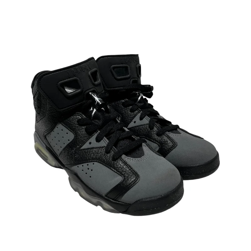 NIKE/AIR JORDAN 6 RETRO BG/Hi-Sneakers/US 8/BLK/384665-010 Dressy Chelsea Boot Style NIKE/AIR JORDAN 6 RETRO BG/Hi-Sneakers/US 8/BLK/384665-010 Dressy Chelsea Boot Style