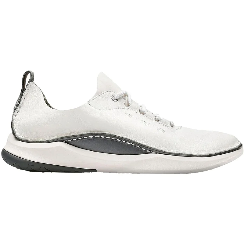 Women's Clarks Privolution Lo White Leather Tailored Oxford Style 