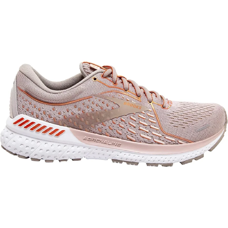 Women's Brooks Adrenaline GTS 21 Hushed Violet/Alloy/Copper Mesh Desert Boot Utility Style  