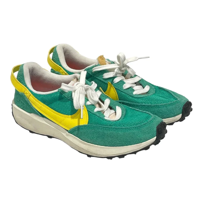 NIKE/Low-Sneakers/US 6.5/Green/WAFFLE DEBUT VNTG/DX2931-300 Mod Oxford Design  