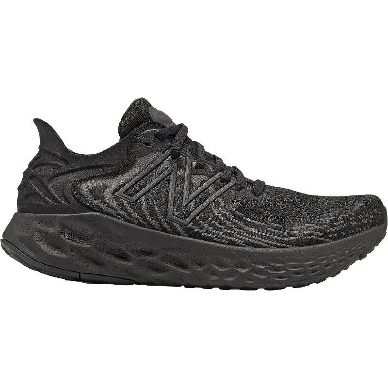 Women's New Balance Fresh Foam W1080K11 Black/Black Synthetic/Mesh Victorian - Era Boot Style  