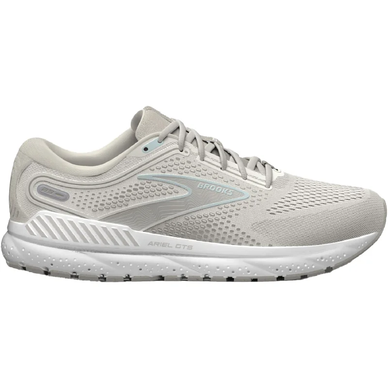 Women's Brooks Ariel GTS 23 Chateau Grey/White Sand Mesh Camouflage Print Boot Style  