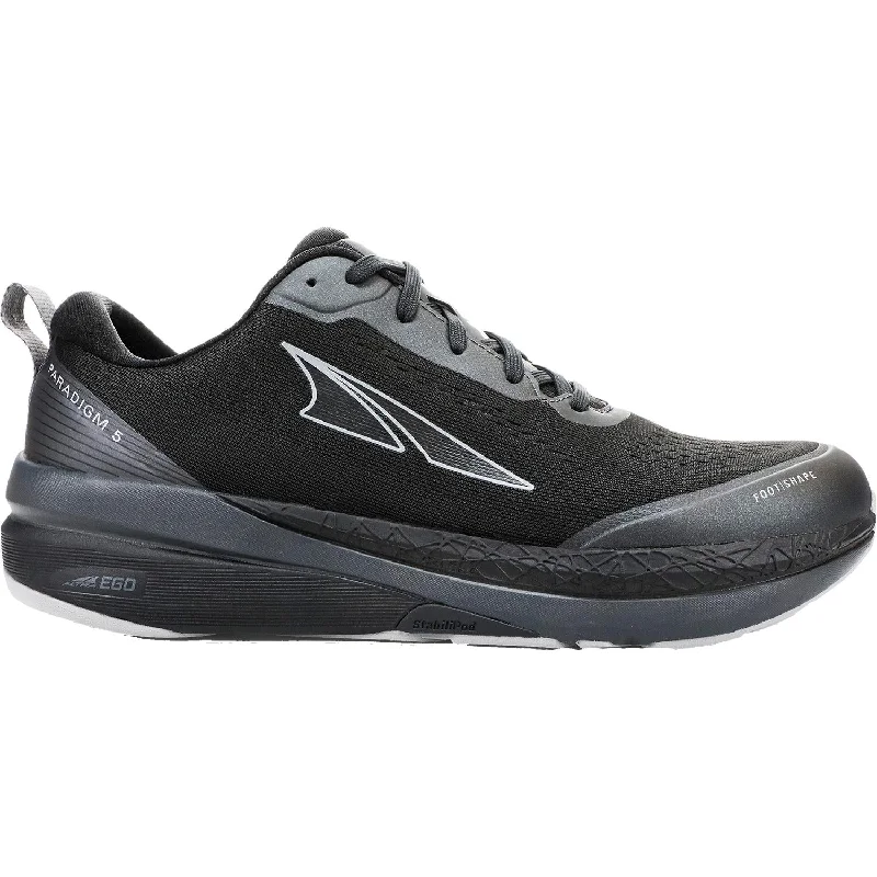 Men's Altra Paradigm 5 Black Fabric Mesh Strap - Up Sandal Resort Style  