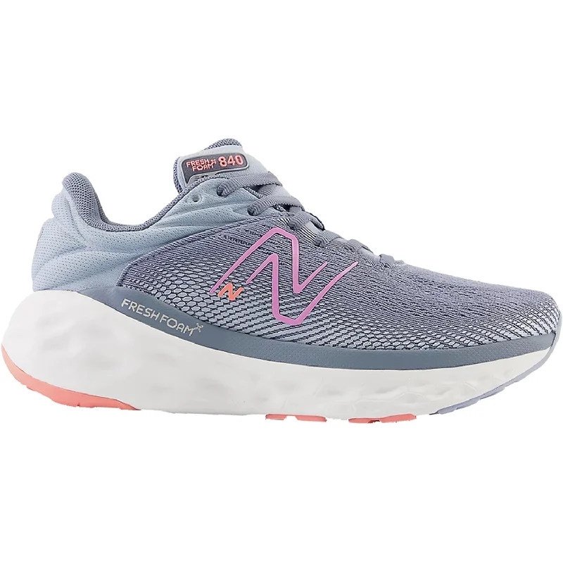 Women's New Balance W840FLS Fresh Foam X Arctic Grey/Raspberry Mesh Inflatable Shoe Look Women's New Balance W840FLS Fresh Foam X Arctic Grey/Raspberry Mesh Inflatable Shoe Look