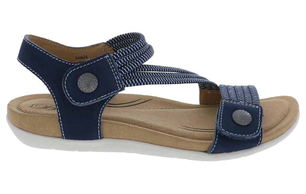 WOMEN'S BIZA LUNA SANDAL | NAVY Suede Desert Boot 