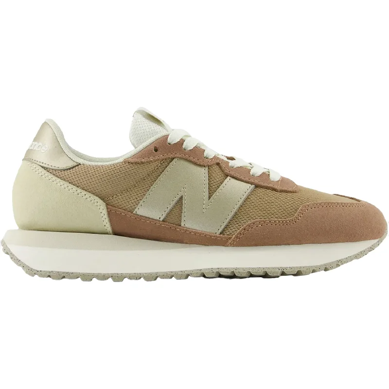 Women's New Balance WS237MSC Copper/Copper Suede Lightweight Tennis Sneaker Look  