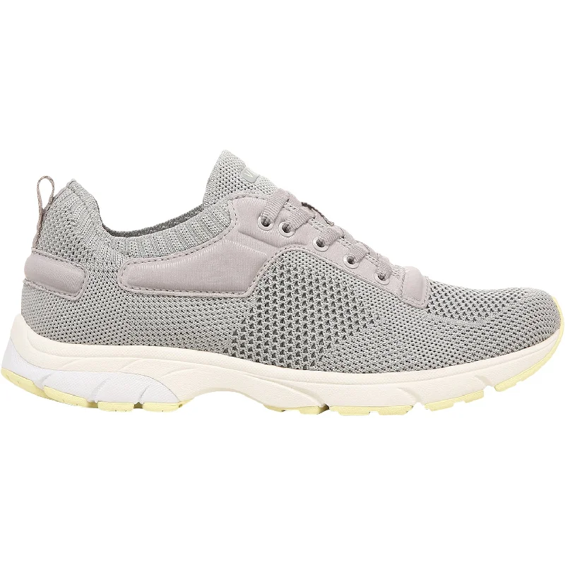 Women's Vionic Endure Light Grey Knit Fabric Victorian - Era Boot Style  