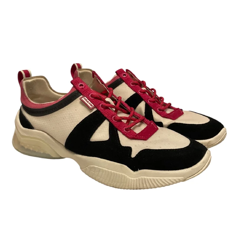 COACH/Low-Sneakers/EU 40/Cotton/CRM/ Patchwork Shoe Aesthetic  
