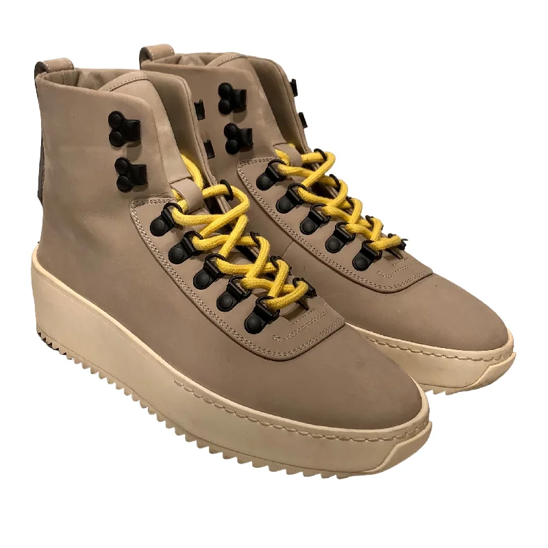 FEAR OF GOD/Hi-Sneakers/EU 37/Suede/GRY/ Monochromatic Shoe Look  