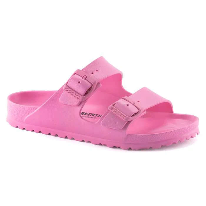 Womens Birkenstock Arizona EVA Narrow in Candy Pink Hemp - Material Shoe Style  