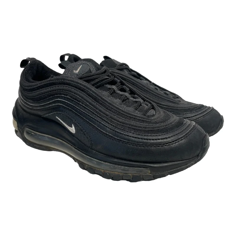 NIKE/Low-Sneakers/US 6/Cotton/BLK/Black Terry Cloth Air Max 97 Skateboarding Sneaker Style NIKE/Low-Sneakers/US 6/Cotton/BLK/Black Terry Cloth Air Max 97 Skateboarding Sneaker Style