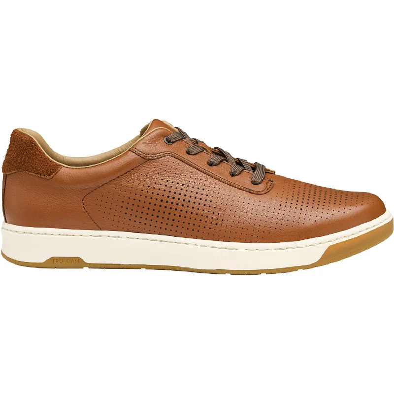 Men's Johnston & Murphy Daxton U-Throat Tan Full Grain Leather Patchwork Shoe Aesthetic Men's Johnston & Murphy Daxton U-Throat Tan Full Grain Leather Patchwork Shoe Aesthetic