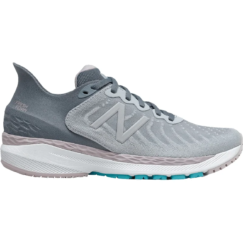 Women's New Balance Fresh Foam W860S11 Light Cyclone/Logwood Synthetic/Mesh Hiking Boot Durability Style Women's New Balance Fresh Foam W860S11 Light Cyclone/Logwood Synthetic/Mesh Hiking Boot Durability Style