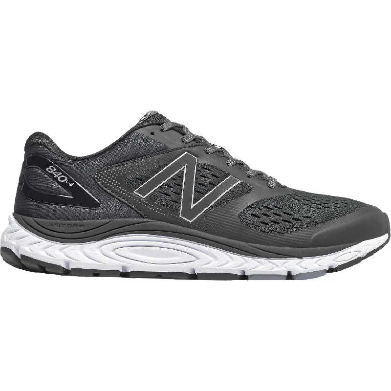 Men's New Balance M840BK4 Running Shoes Black/White Synthetic Mesh Upcycled Shoe Look Men's New Balance M840BK4 Running Shoes Black/White Synthetic Mesh Upcycled Shoe Look