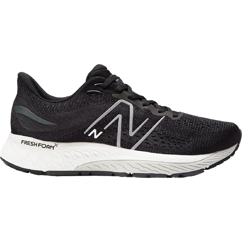 Men's New Balance Fresh Foam X M880B12 Black/Lead/Light Aluminum Mesh Desert Boot Utility Style  