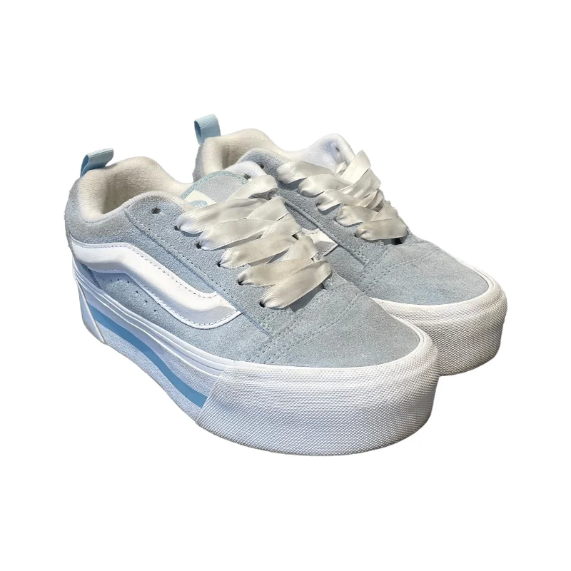 VANS/Low-Sneakers/US 7.5/Suede/BLU/chunky old skool Paisley Print Shoe Design  