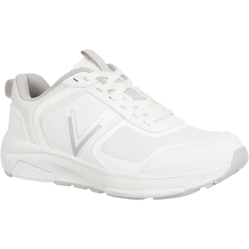 Women's Vionic Walk Strider White Mesh Bespoke Shoe Aesthetic 