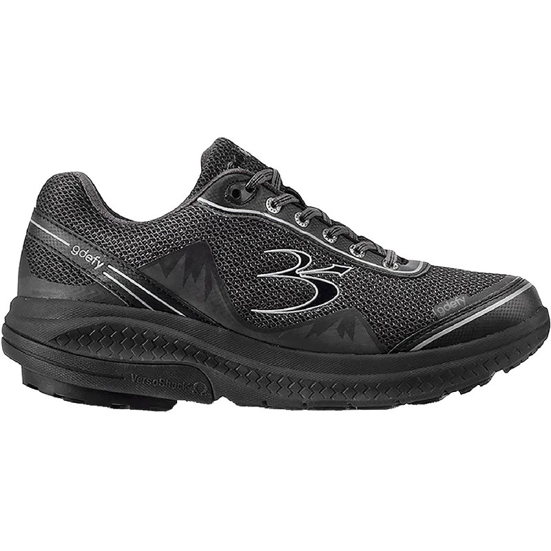 Men's Gravity Defyer G-Defy Mighty Walk Black Mesh Ivy League Loafer Look 
