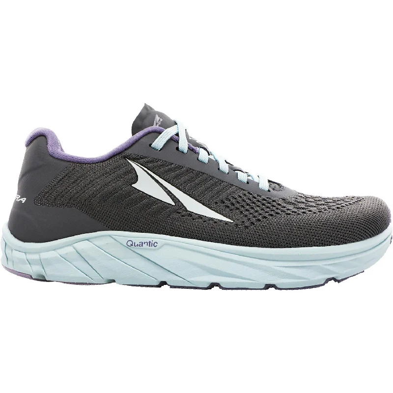 Women's Altra Torin 4.5 Plush Dark Grey Fabric Mesh Chunky Platform Sneaker Style  
