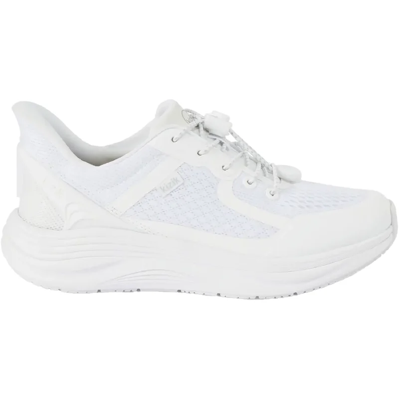 Women's Kizik London White Mesh Casual Loafer Style          