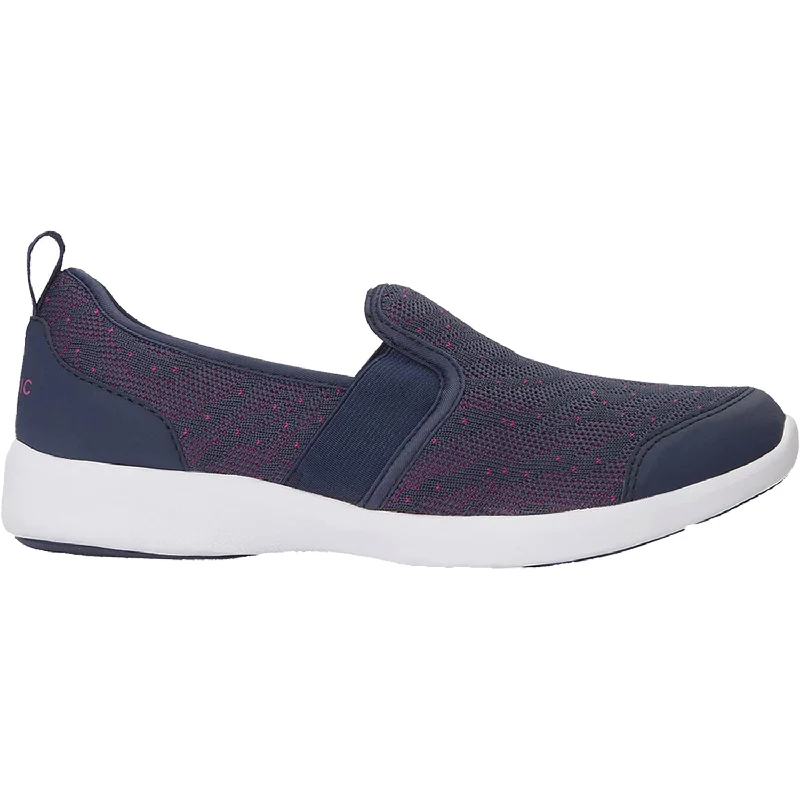 Women's Vionic Roza Navy Mesh Two - Tone Shoe Design  