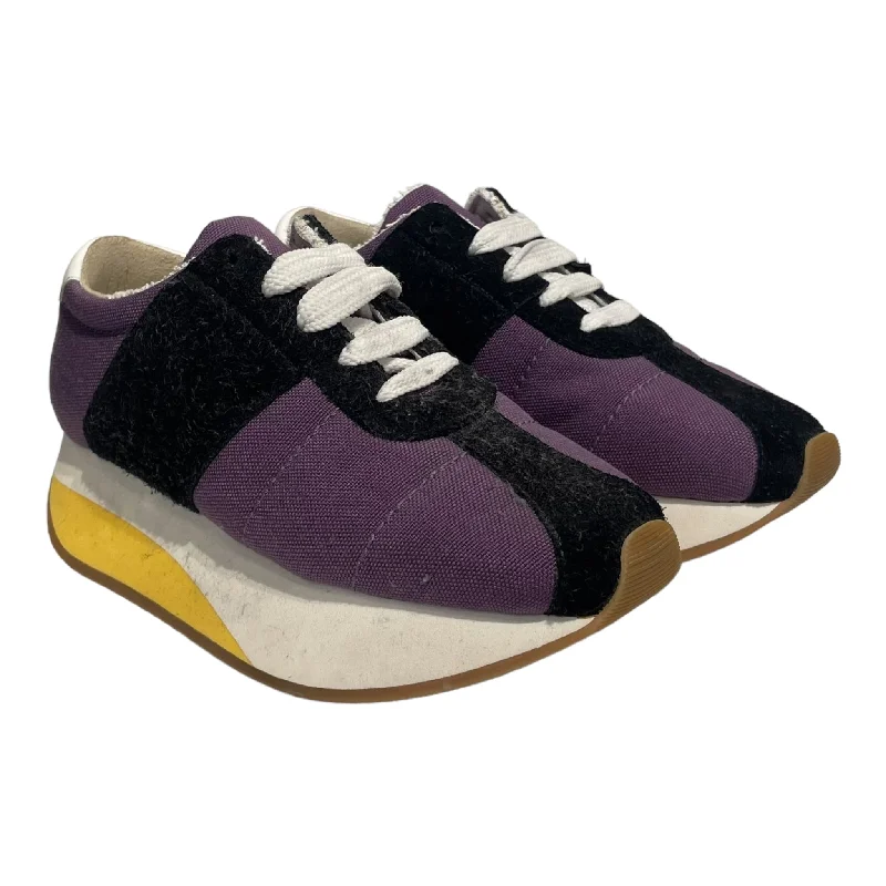 MARNI///Low-Sneakers/EU 36/Border/Polyester/PPL//W [Designers] Design/ Minimalist Sneaker Style  