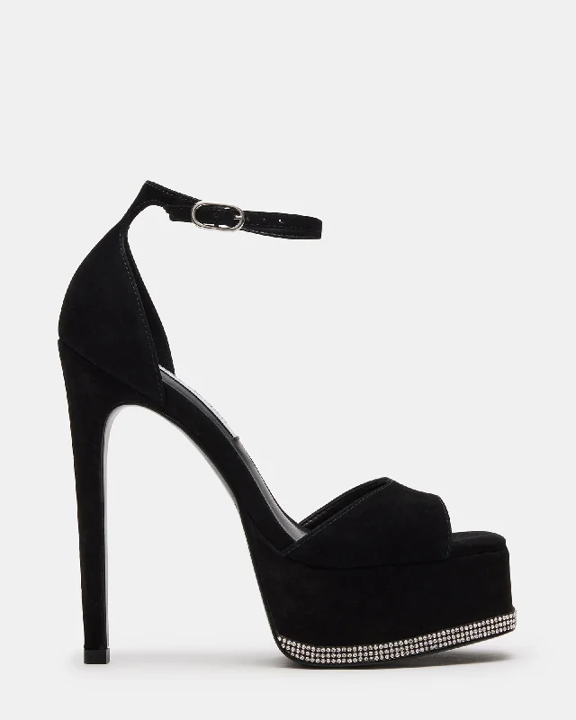 KEEVA BLACK NUBUCK Paisley Print Shoe Design  