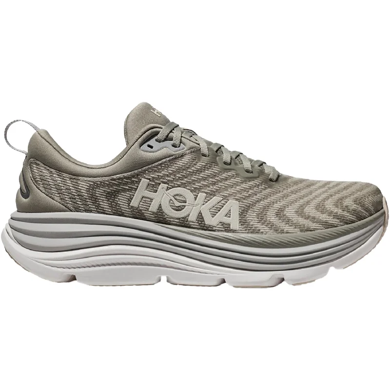 Men's Hoka Gaviota 5 Barley/Oat Milk Mesh Smart - Shoe Functionality Style  