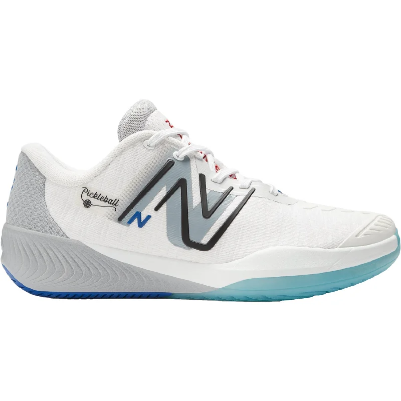 Men's New Balance FuelCell MCH996PB White/Grey/Team Royal - Pickleball/Court Mesh Hip - Hop Sneaker Style Men's New Balance FuelCell MCH996PB White/Grey/Team Royal - Pickleball/Court Mesh Hip - Hop Sneaker Style