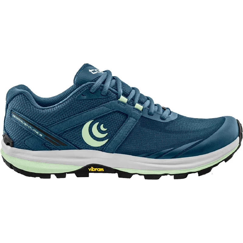 Women's Topo Terraventure 3 Denim/Mint Mesh Art Deco - Inspired Shoe Look  