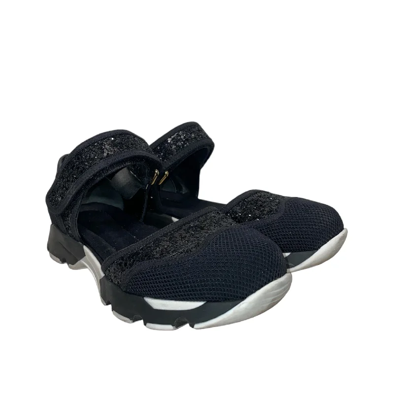 MARNI/Hi-Sneakers/US 9.5/Cotton/BLK/Ankle Strap/SPARKLE ANKLE STRAP Hip - Hop Sneaker Style MARNI/Hi-Sneakers/US 9.5/Cotton/BLK/Ankle Strap/SPARKLE ANKLE STRAP Hip - Hop Sneaker Style